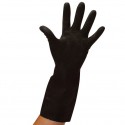 BLACK GAUNTLET GLOVES MED PAIR