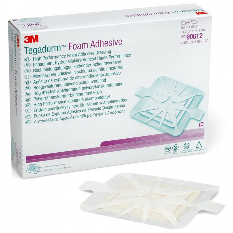 tegaderm foam adhesive dressing - tegaderm high performance foam dressing