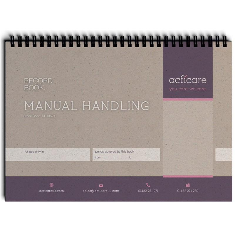 Manual Handling Record Book