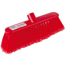 SOFT BROOM HEAD 12" SCREW FIT RED