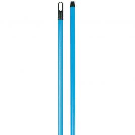 BROOM HANDLE 12" SCREW THREAD BLUE