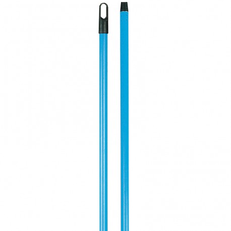 BROOM HANDLE 12" SCREW THREAD BLUE