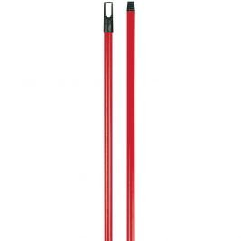 BROOM HANDLE 12" SCREW THREAD RED