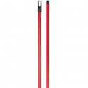 BROOM HANDLE 12" SCREW THREAD RED