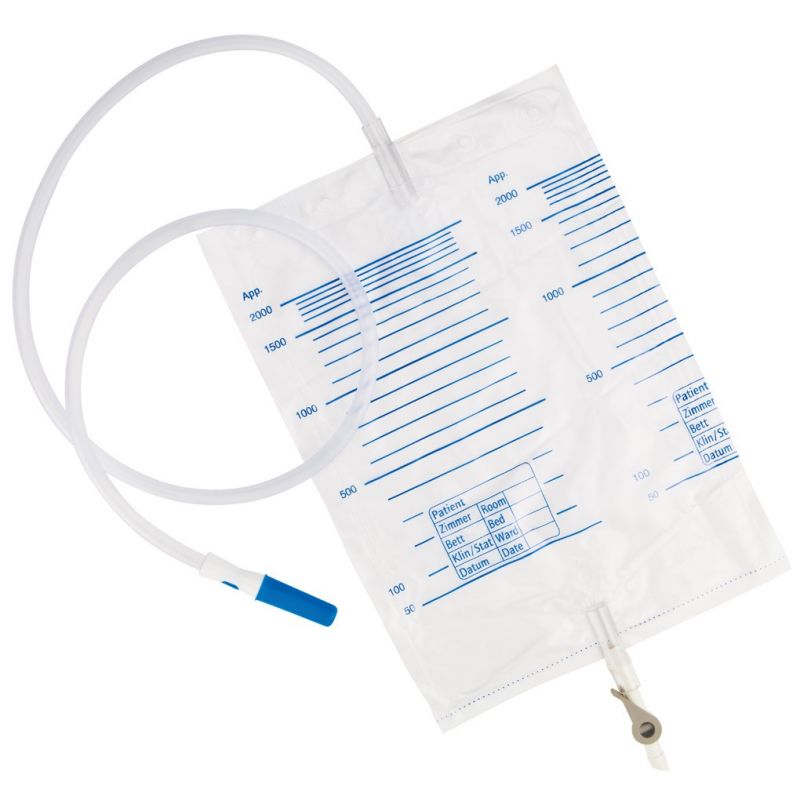 Urine Drainage Bag With Drainable Lever Tap 2 Litre Sterile