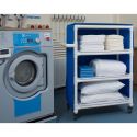 MLC CLEAN LINEN DIST CARTS 3 SHLVES BLUE