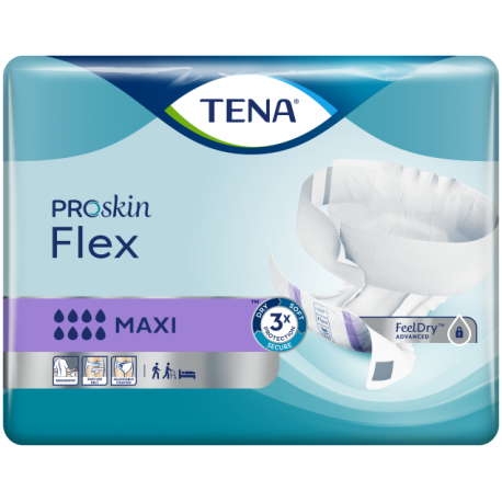 TENA FLEX MAXI MEDIUM LILAC (CASE) 3X22