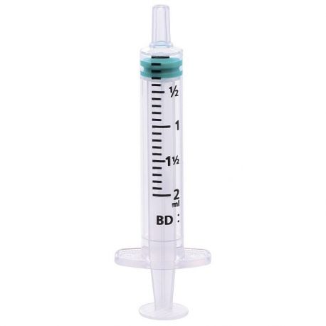 EMERALD 2ML LUER SLIP SYRINGE CASE 100