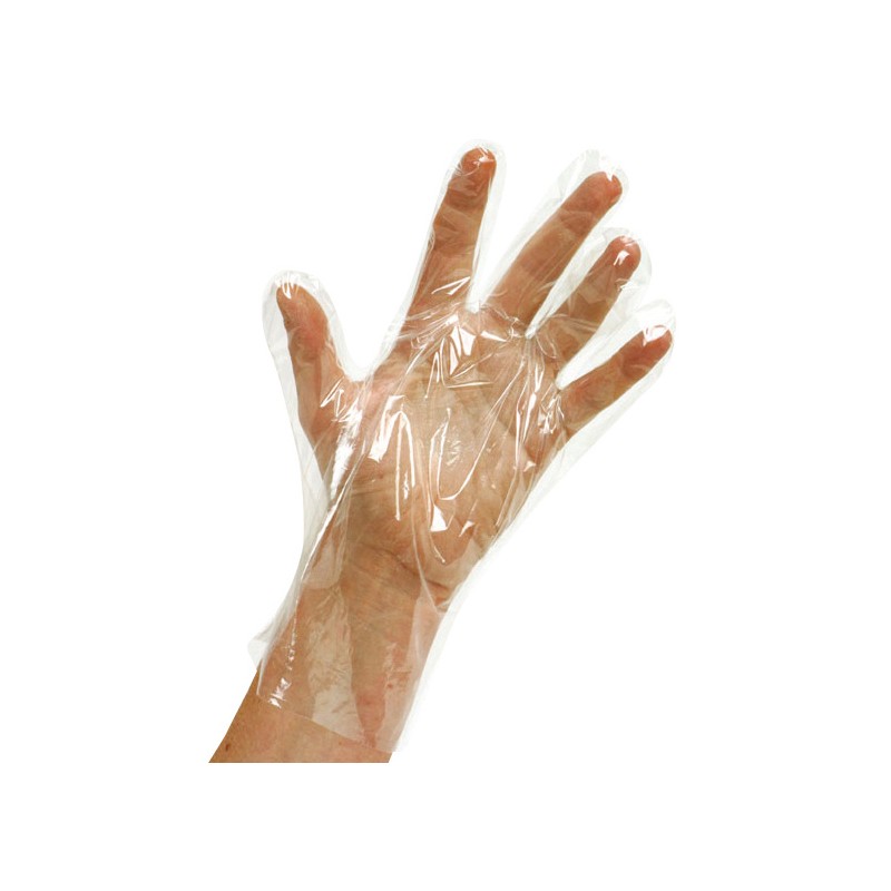 Polythene Disposable Gloves (10 Pack) Large